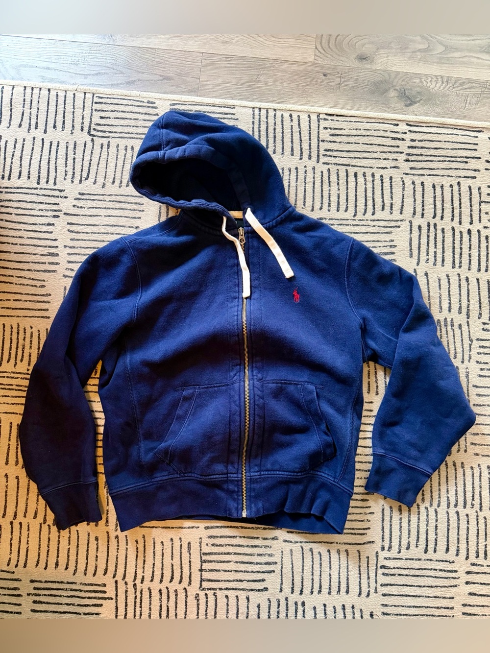 Polo by Ralph Lauren Navy Hoodie with Red Pony